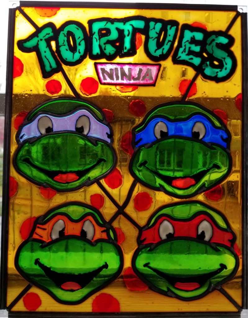 Tortues Ninja – Octobre 2020 - Peinture sur feuille d'acrylique