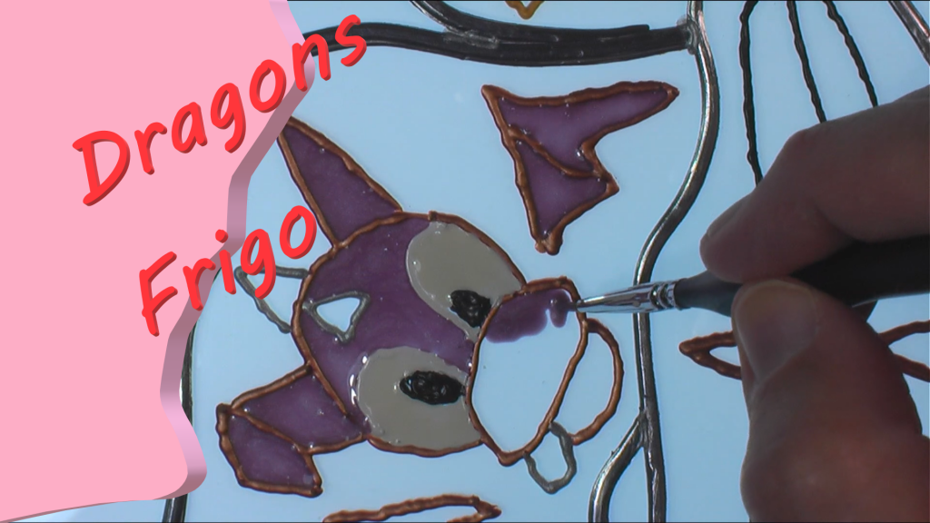 Dragons frigo – Décembre 2020 - Peinture sur acrylique - 216 x 279 cm